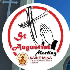 St Augustine Family Meeting Logo -St Mina Calgary