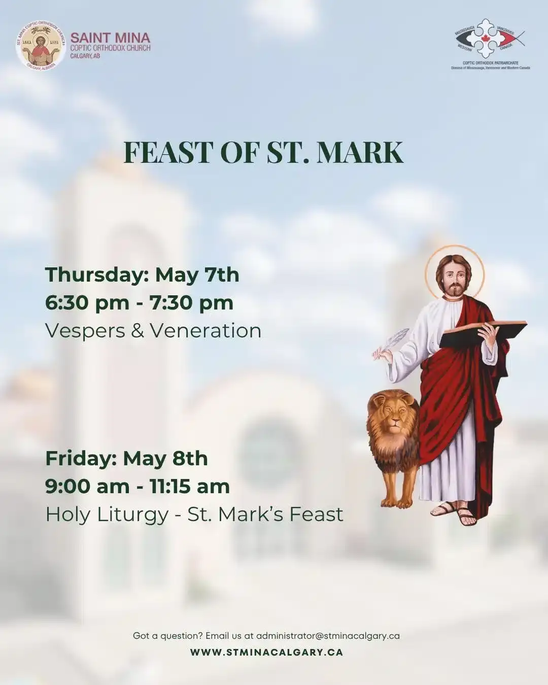 St. Mark Feast